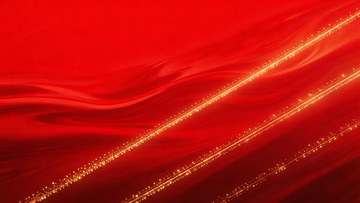 金色抽象粒子红色背景4