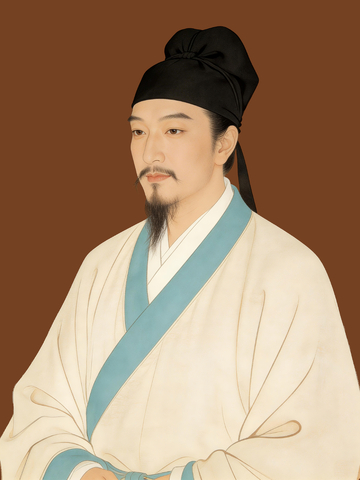 工笔画唐朝诗人1