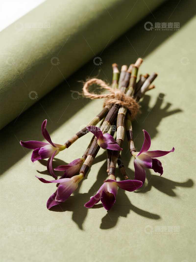 高清大图下载【趣麦麦图】食材静物商业摄影风格石斛2