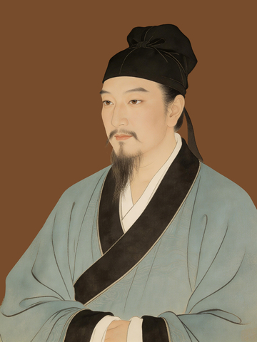 工笔画唐朝诗人4