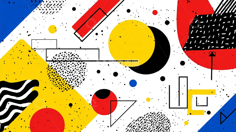 高清大图下载【趣麦麦图】抽象几何的无限幻想