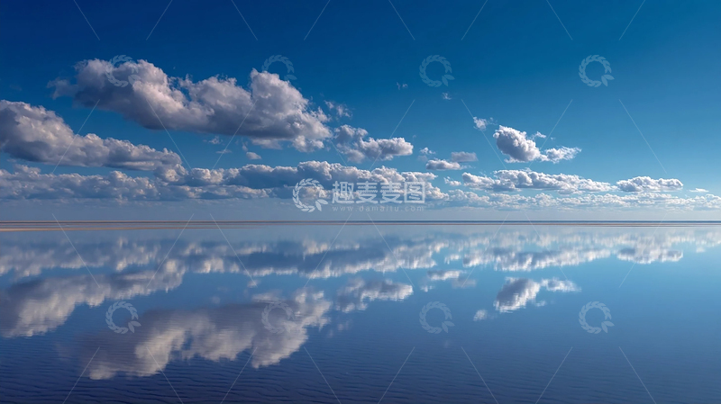 高清大图下载【趣麦麦图】天空倒影的梦境奇观