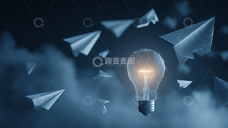 高清大图下载【趣麦麦图】智慧之光在云端闪耀