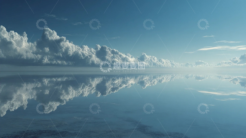 高清大图下载【趣麦麦图】天际云海的绝美倒影奇观
