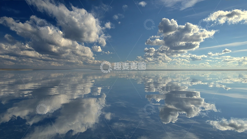 高清大图下载【趣麦麦图】云端漫步：自由与宁静交织