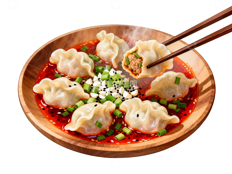 源文件下载【趣麦麦图】漫画风格红油水饺2