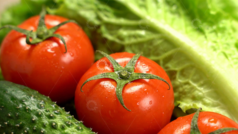 高清大图下载【趣麦麦图】混合新鲜蔬菜特写摄影图片