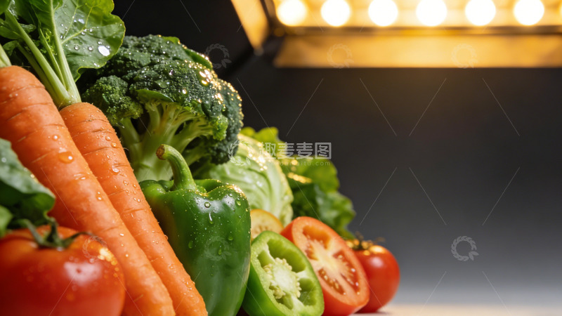 高清大图下载【趣麦麦图】新鲜蔬菜摄影棚拍摄