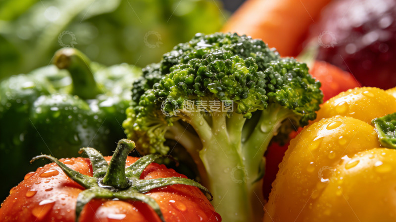 高清大图下载【趣麦麦图】新鲜蔬果混合特写摄影图片