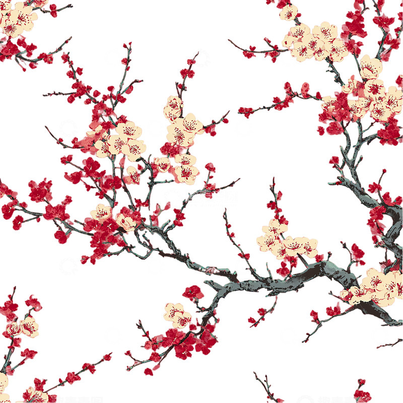 高清大图下载【趣麦麦图】盛世梅花映雪寒