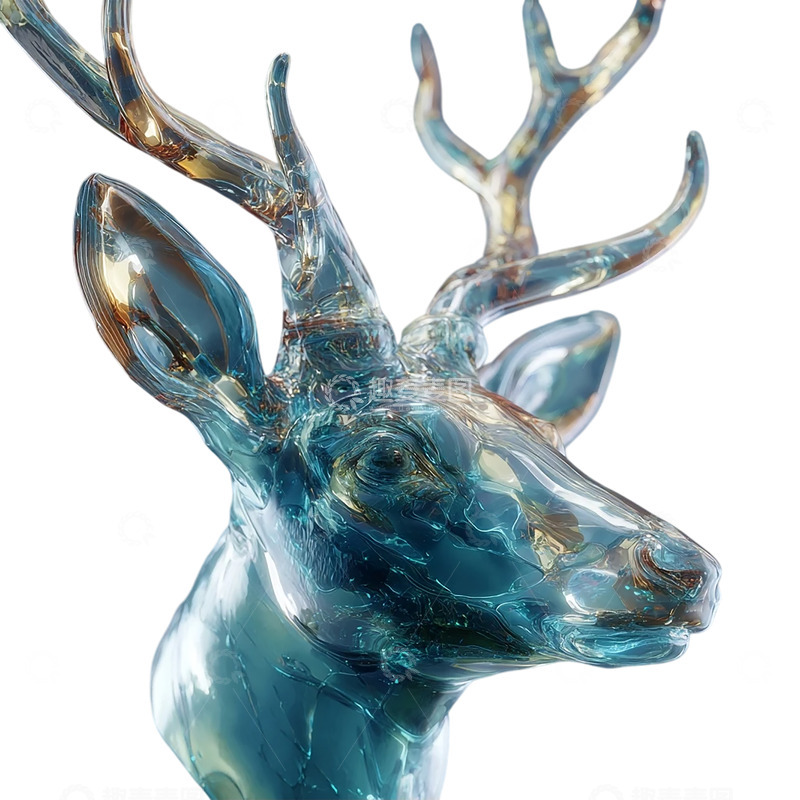 高清大图下载【趣麦麦图】银色幻影中的神秘麒麟传说