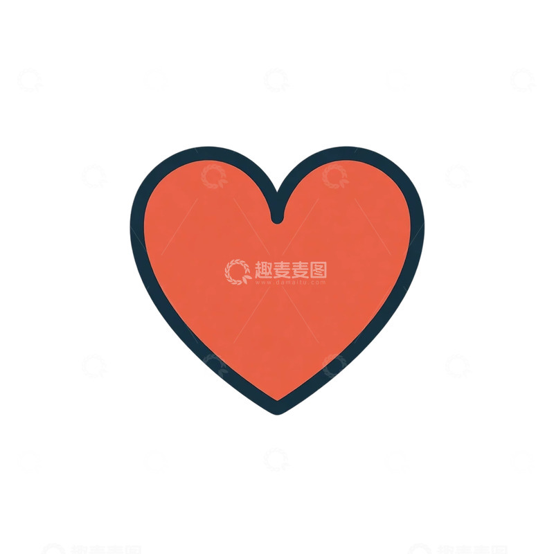 高清大图下载【趣麦麦图】深邃情感的心形符号