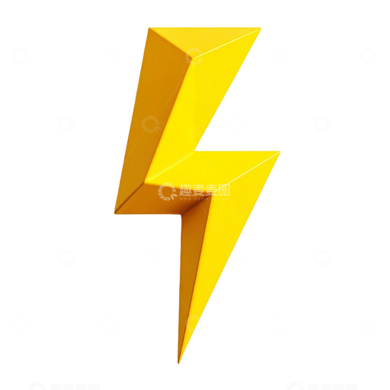 高清大图下载【趣麦麦图】闪电的几何奇观与光影交织