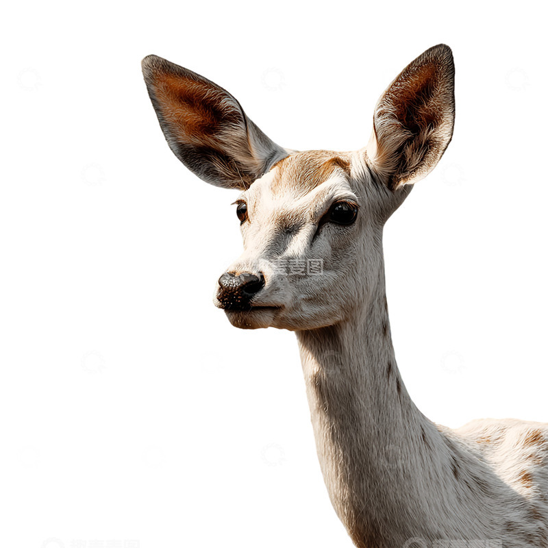 高清大图下载【趣麦麦图】荒诞森林中的迷幻驯鹿