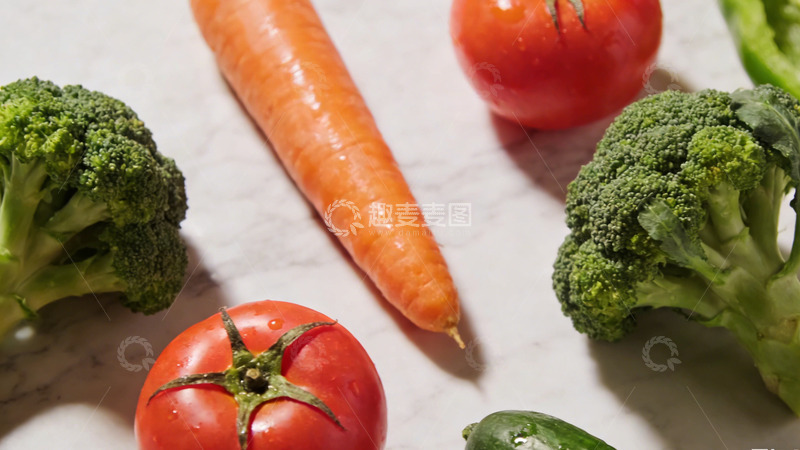 高清大图下载【趣麦麦图】新鲜混合蔬果静物摄影
