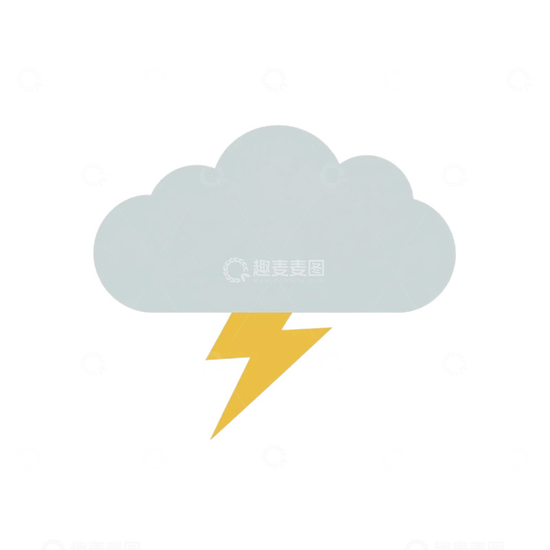 高清大图下载【趣麦麦图】暴风云下的雷电奇观