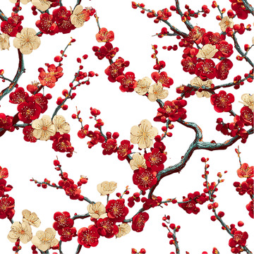 绽放在黑夜中的繁花盛宴