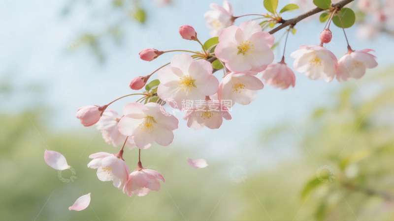 高清大图下载【趣麦麦图】春日樱花绽放美景摄影图