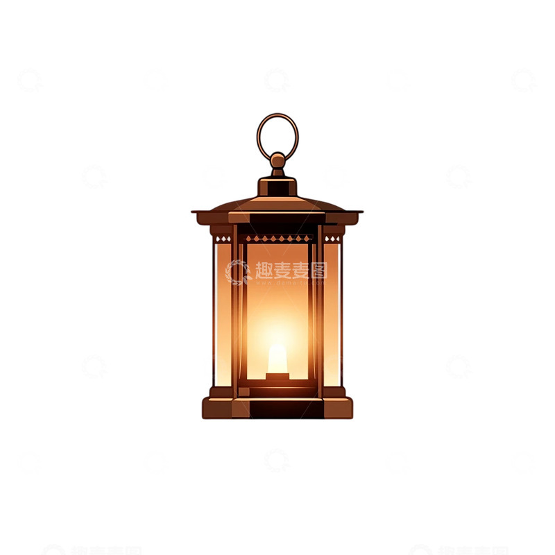 高清大图下载【趣麦麦图】古典灯笼的温暖光晕