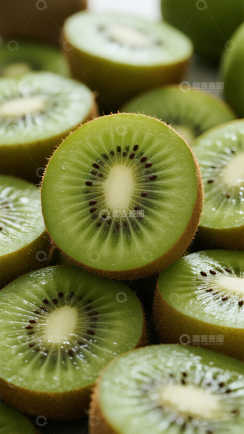 高清大图下载【趣麦麦图】猕猴桃特写摄影图片