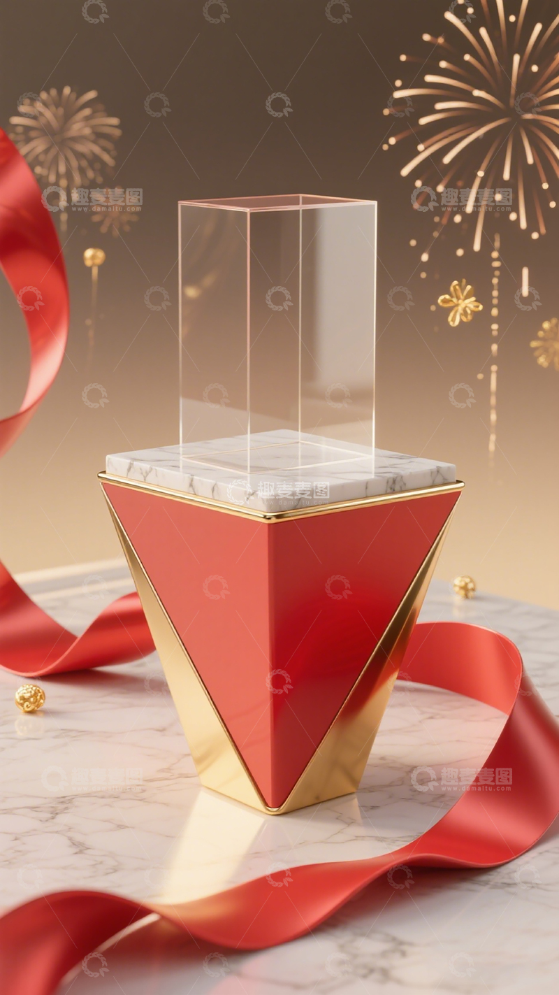 高清大图下载【趣麦麦图】奢华节日礼盒设计展示
