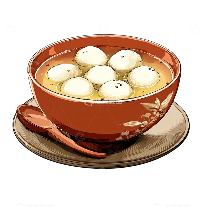 高清大图下载【趣麦麦图】传统手工糯米汤的温暖记忆