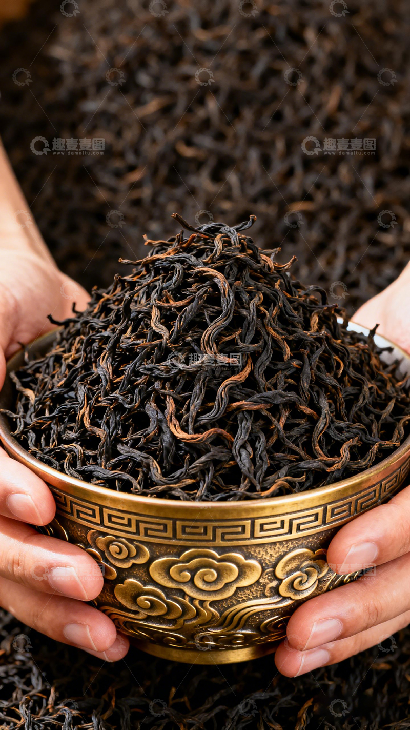 高清大图下载【趣麦麦图】古典茶具红茶特写