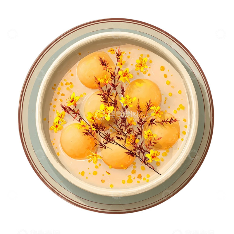 高清大图下载【趣麦麦图】神秘花园中的金色梦境