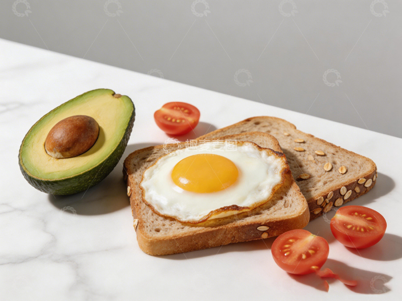 高清大图下载【趣麦麦图】简约早餐美食摄影图片