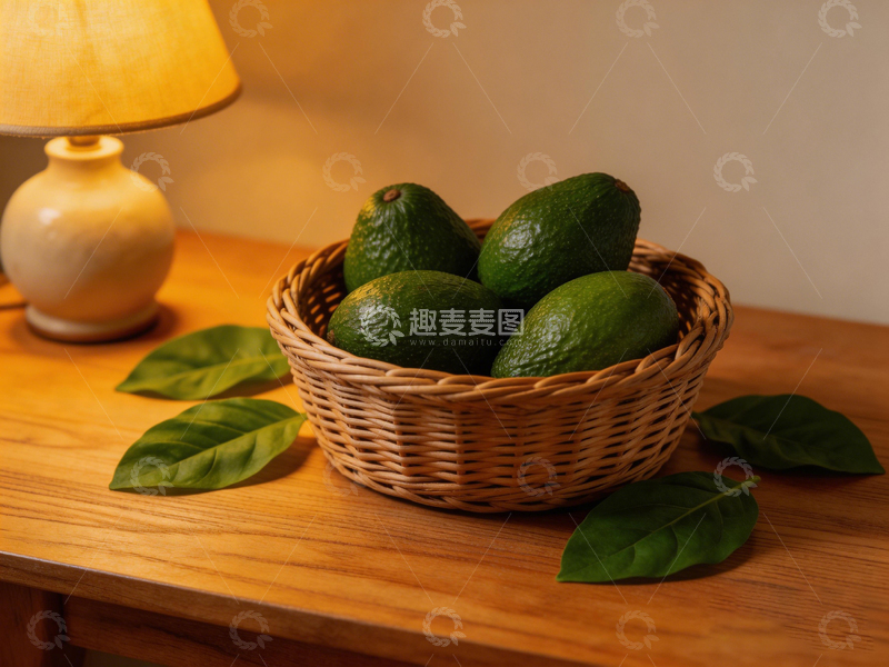 高清大图下载【趣麦麦图】温馨家居牛油果静物摄影