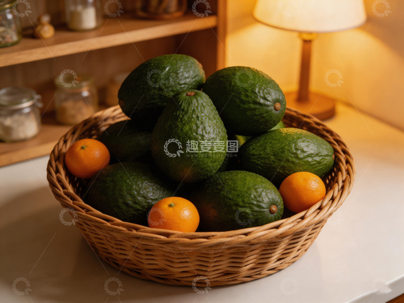 高清大图下载【趣麦麦图】温馨家居水果篮静物摄影