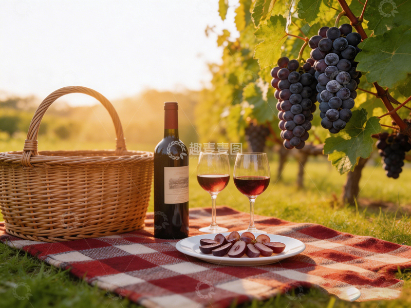 高清大图下载【趣麦麦图】田园野餐风光摄影图片
