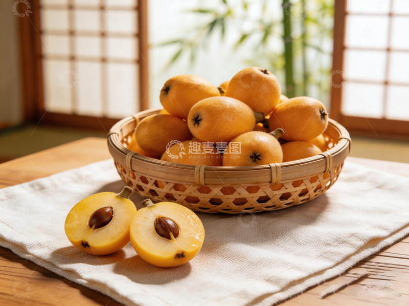 高清大图下载【趣麦麦图】日式枇杷果静物摄影