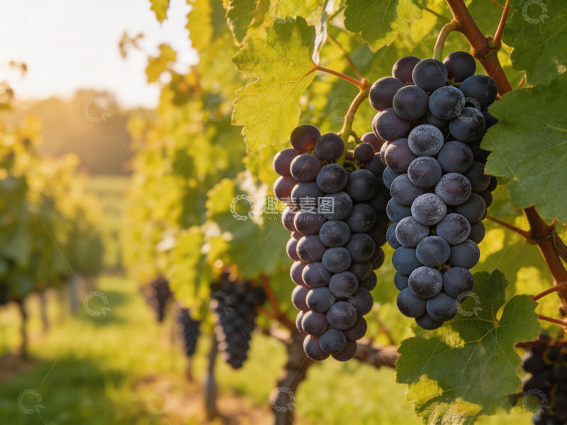 高清大图下载【趣麦麦图】葡萄园美景丰收景象