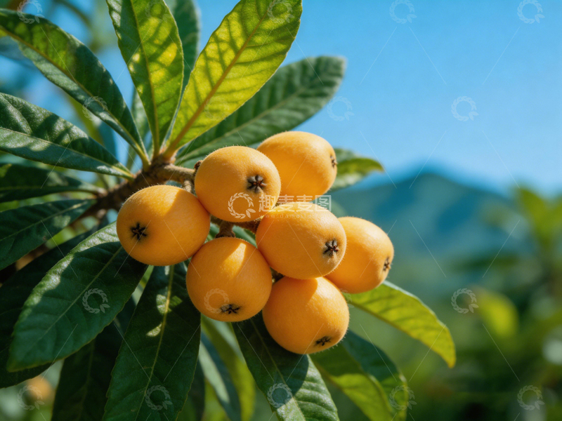 高清大图下载【趣麦麦图】枇杷树硕果累累自然风光