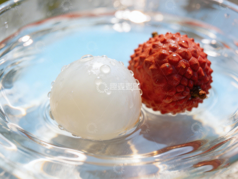 高清大图下载【趣麦麦图】荔枝冰珠美食摄影