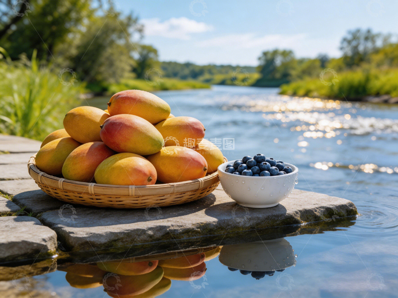 高清大图下载【趣麦麦图】河畔水果静物摄影
