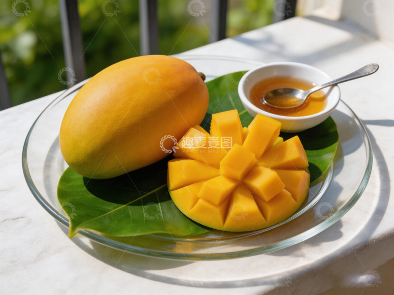 高清大图下载【趣麦麦图】清新夏日芒果美食摄影