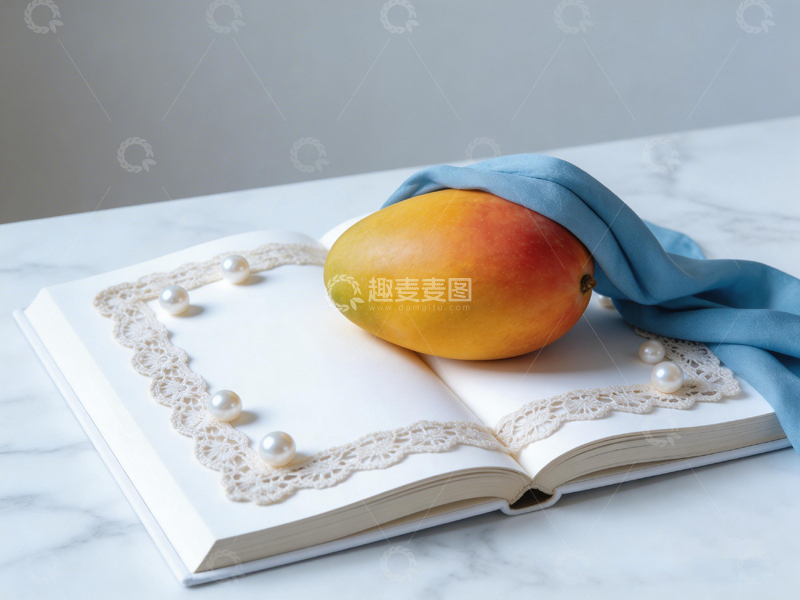 高清大图下载【趣麦麦图】文艺清新书与水果静物摄影