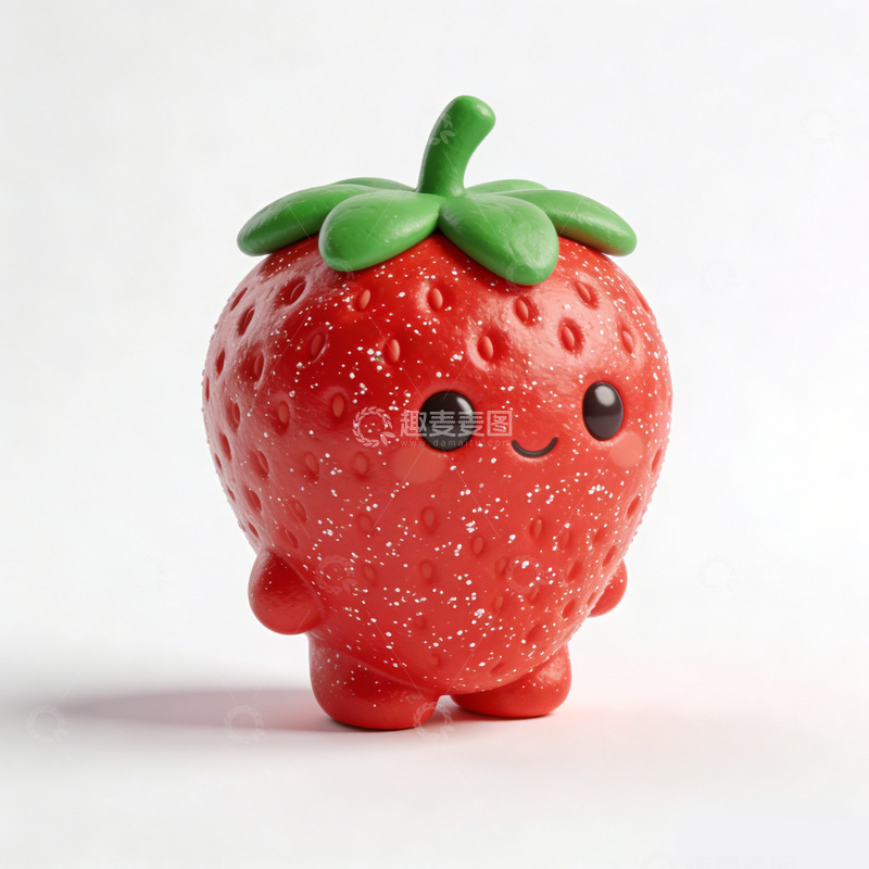 高清大图下载【趣麦麦图】可爱卡通草莓玩偶摄影