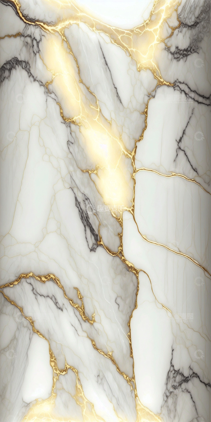高清大图下载【趣麦麦图】亮光金色白色石材大板