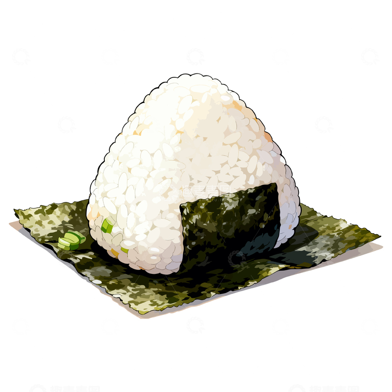 源文件下载【趣麦麦图】手绘日式饭团插画设计素材