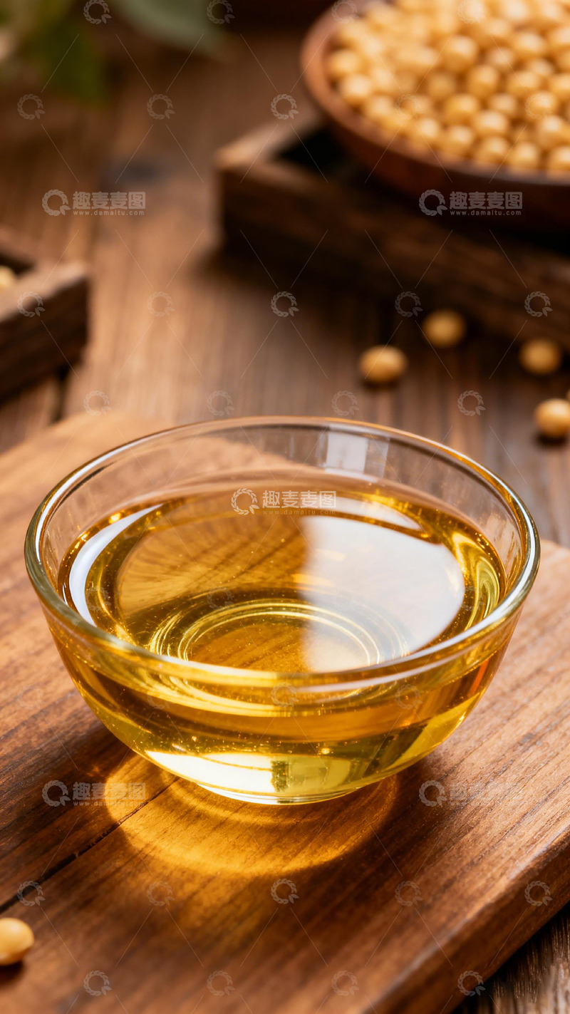 高清大图下载【趣麦麦图】木纹背景食用油摄影