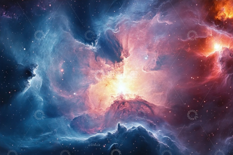 高清大图下载【趣麦麦图】银河星空星云自然美景