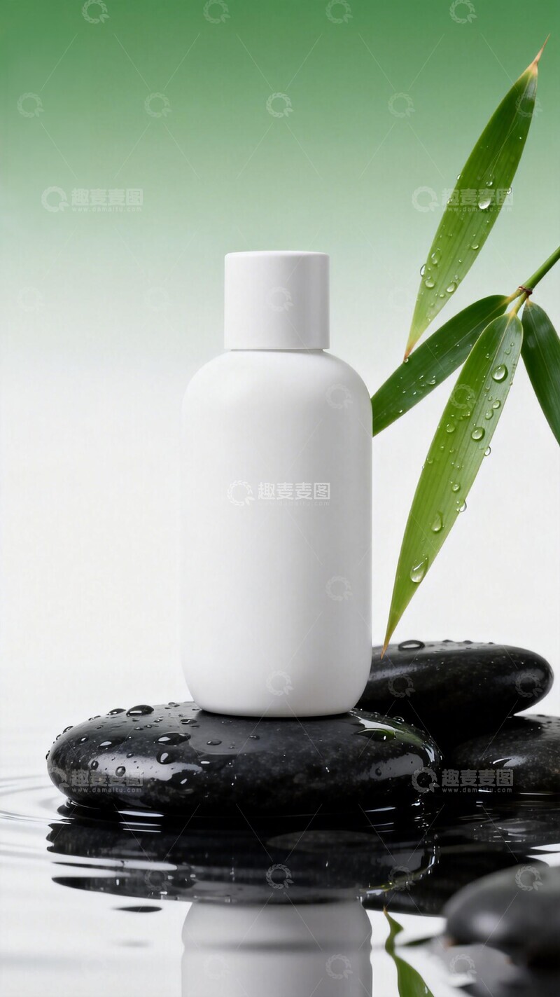 高清大图下载【趣麦麦图】自然风护肤品静物摄影