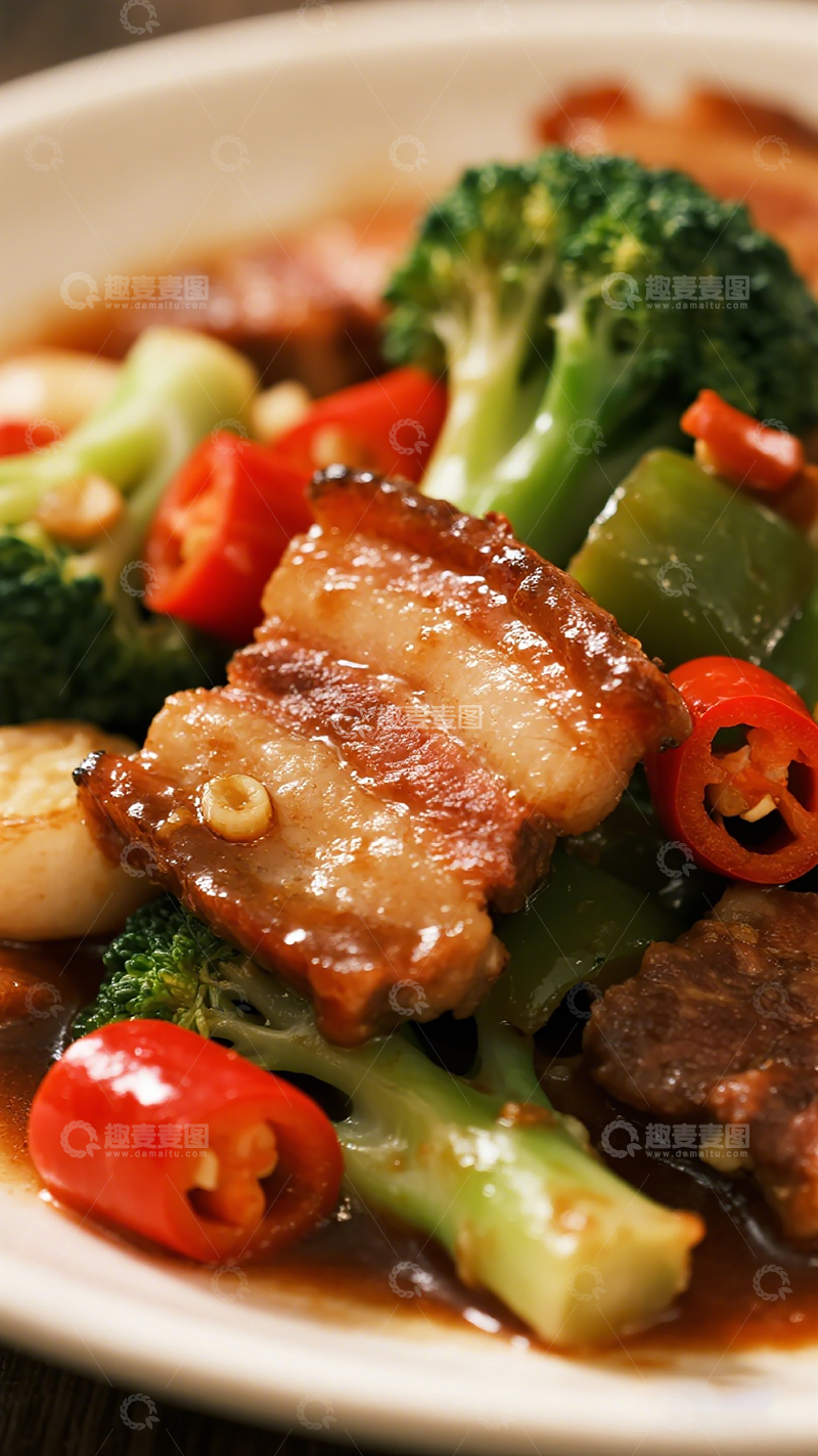 高清大图下载【趣麦麦图】中式炒菜美食摄影图片