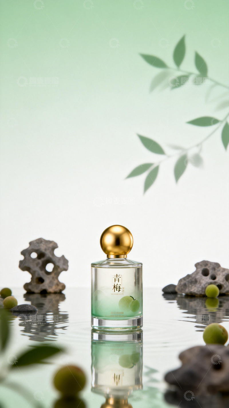 高清大图下载【趣麦麦图】青梅香水静物摄影