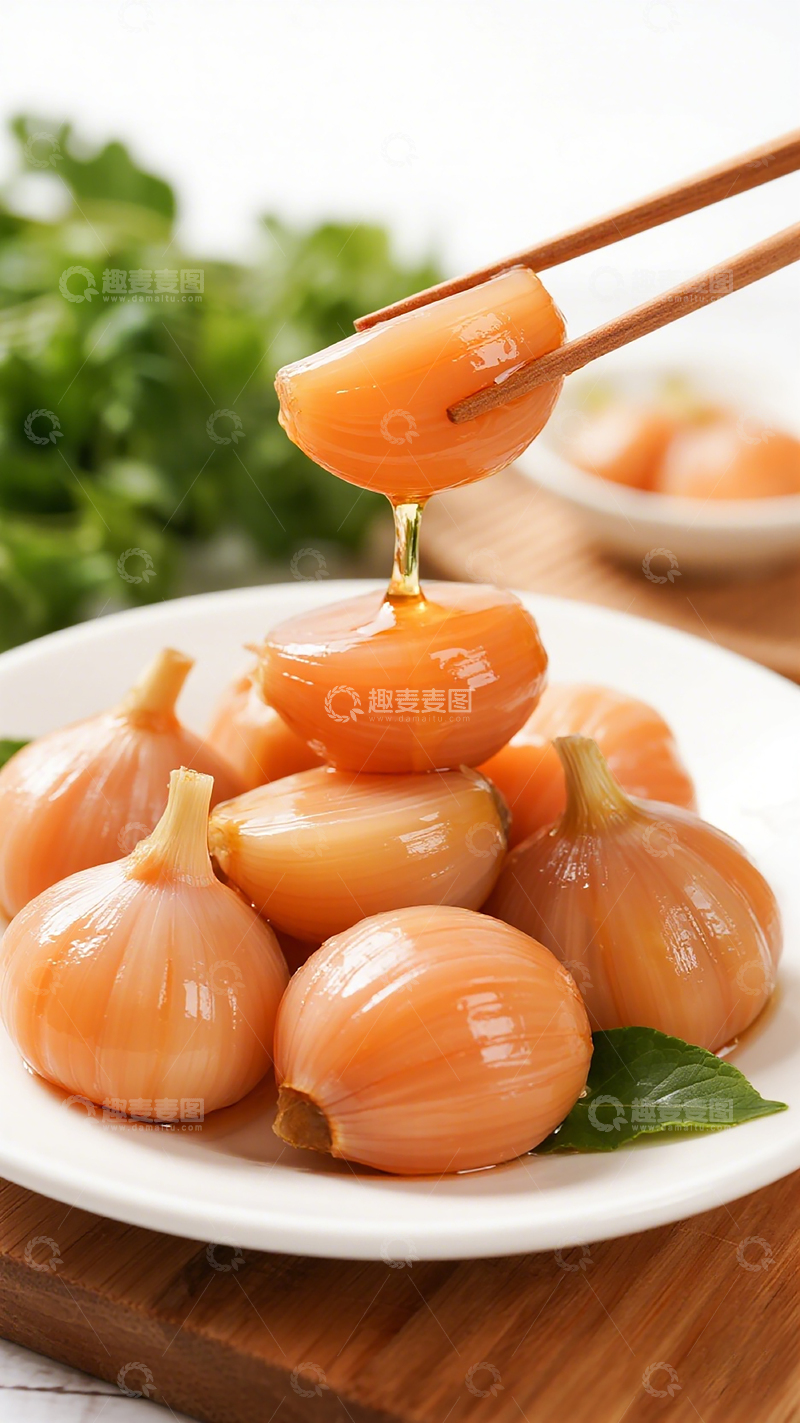 高清大图下载【趣麦麦图】腌制洋葱美食摄影图片