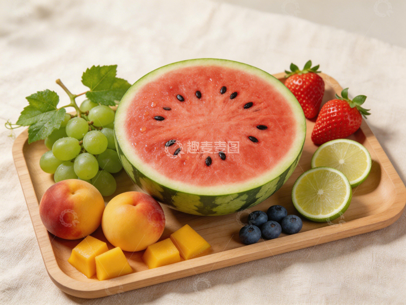 高清大图下载【趣麦麦图】清新水果拼盘美食摄影