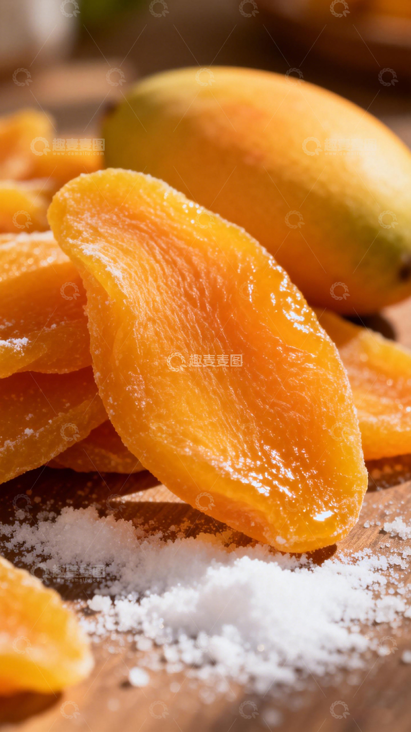 高清大图下载【趣麦麦图】芒果干美食摄影图片